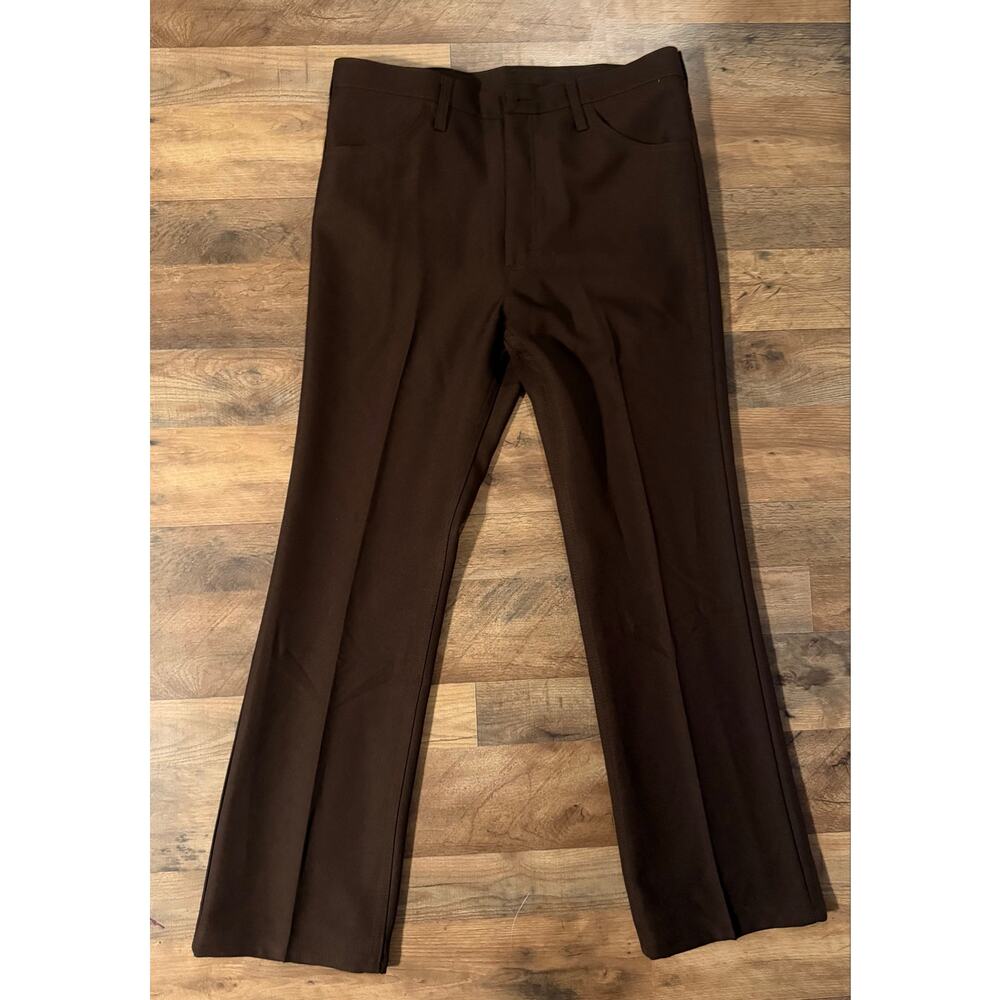 Wrangler wracher men’s New brown dress pants - Picture 3 of 16